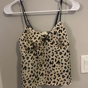 Leopard Print Cami Top